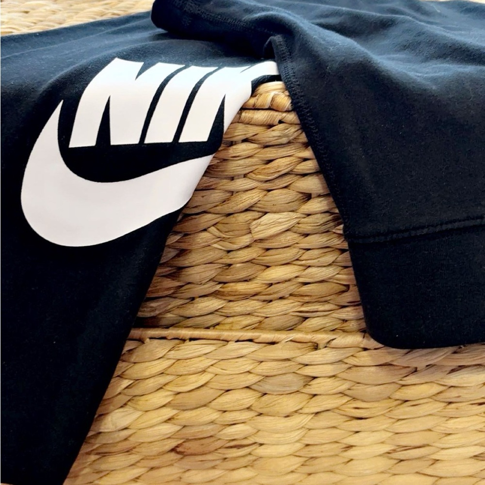 Nike Black Leggings with White Logo